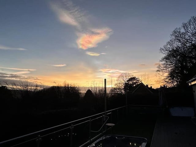 A beautiful sky over Whitby.