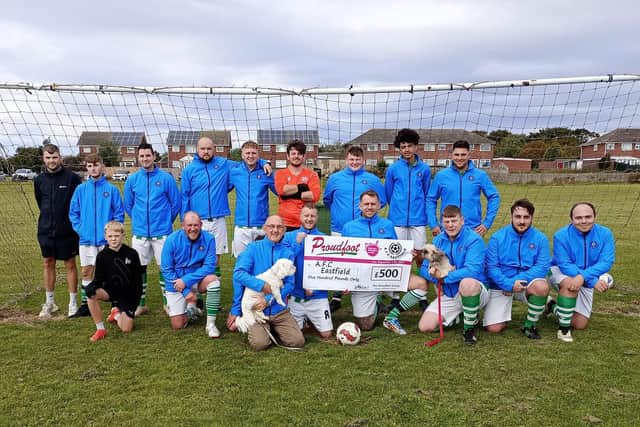 Proudfoots also sponsor AFC Eastfield.