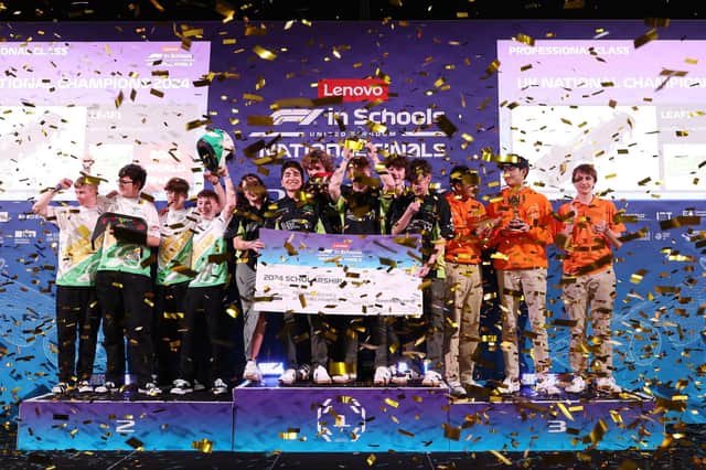 Unity racing from Scarborough UTC took second place at the F1 in Schools National Championship