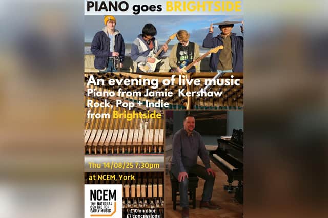 Poster advertising the Brightside concert.