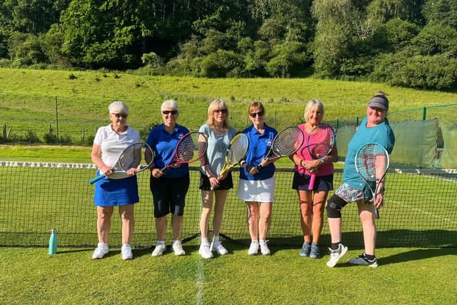 The Hackness & Scarborough Tennis Club Ladies A team won 9-0 against Bridlington B.