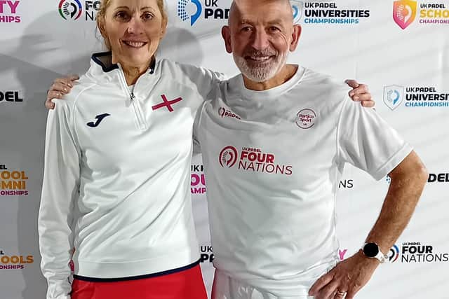 Scarborough Padel stars John Fuller and Gillian Smail help England win 4 Nations Tournament in Leeds