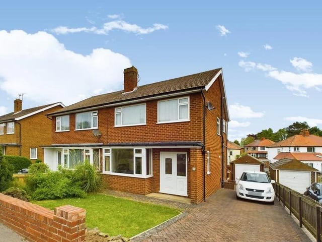 This three bedroom semi-detached house is for sale with Hunters with a guide price of £250,000.
