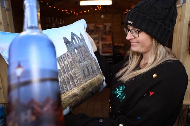 Jemma Smithies at her stall at last year's Christmas Festival.