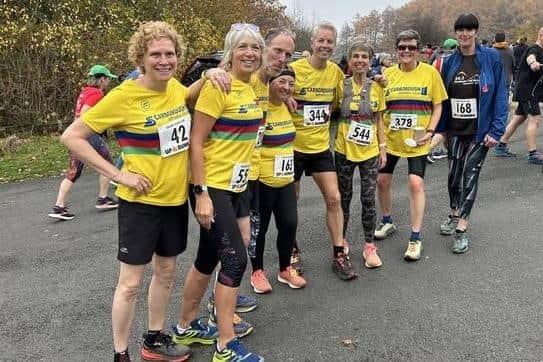The Scarborough AC team at the Dalby Dash.