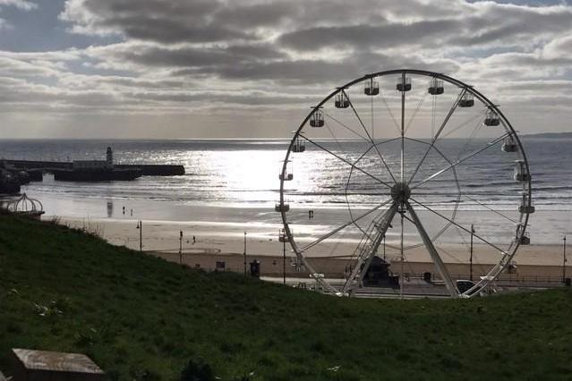 Scarborough seafront and the big wheel.
picture: Jenny Griffiths