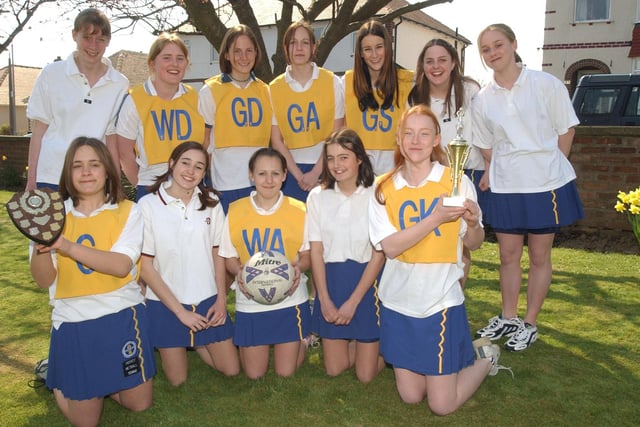 Do you recognise anyone from this Scalby School netball team?