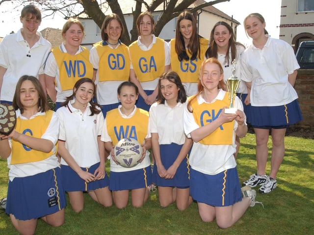 Do you recognise anyone from this Scalby School netball team?