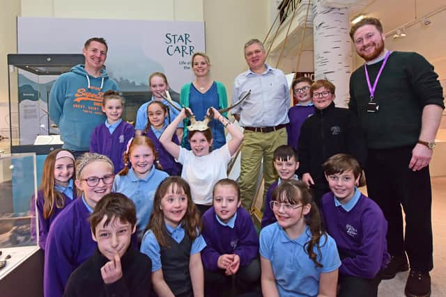 A great day at the Star Carr exhibition for these Braeburn Primary youngsters.