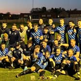 The Valley, pictured celebrating their Hospital Cup final win, end on a high with Marisa Trophy final victory against Heslerton​