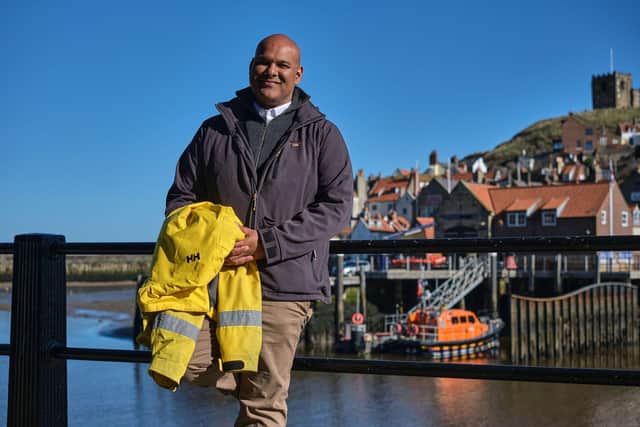 Ali Hussain, owner of the HSBC Bank building in Whitby, who has plans to turn it into a restaurant and bar. picture: Paul Armstrong