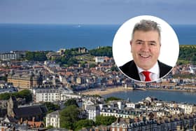 Cllr John Ritchie, inset, is set to be elected as Scarborough's new ceremonial mayor.