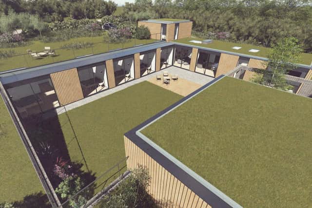 An artist's impression of how the Bradley Lowery Foundation holiday home in Scarborough could look.