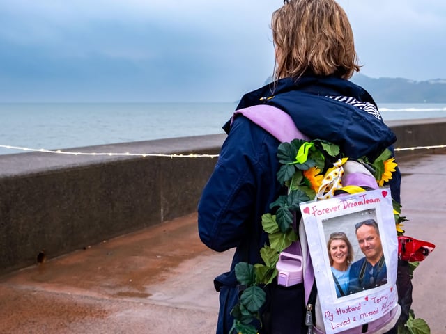 Some people walked in memory of loved ones.