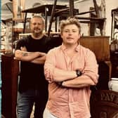 Scarborough Antiques Collective - Daniel from Daniel Lauren Antiques (left) and Simon from Franglais Antiques.