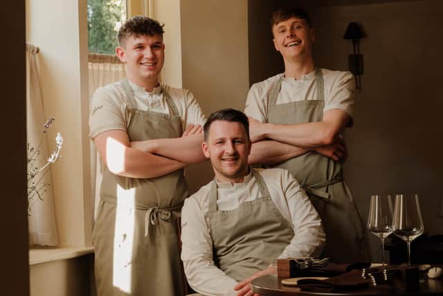 Some of the team at Calluna, Saltmoore.
