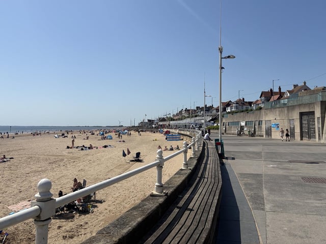 Patrolling the Promenade.
