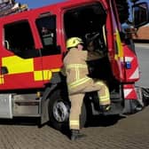 Firefighters were called to the incident first thing on Saturday morning