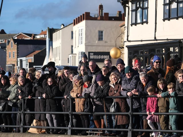 Crowds enjoy the spectacle