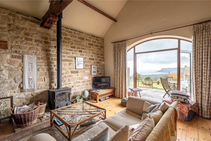 A sensational sea view from this sitting room.