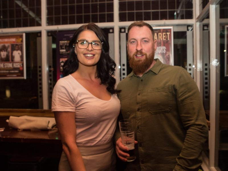 Lydia & Mathew enjoying a drink in The Apollo.