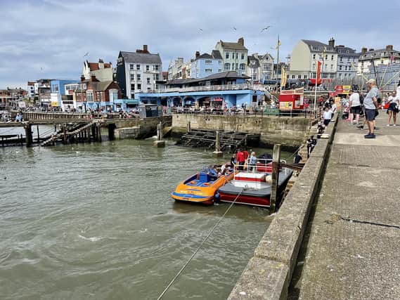 Bridlington harbour.