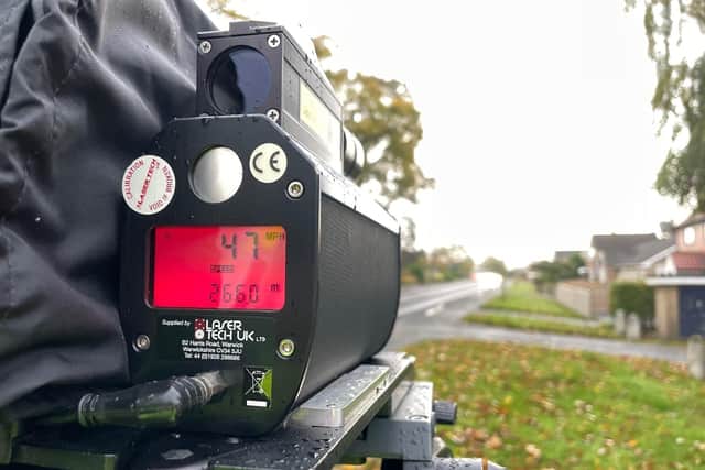 North Yorkshire Police are working hard to clamp down on excess speeding.