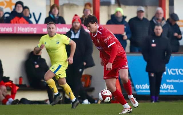 Cam Connelly is one of the most recent players to have moved up through the ranks to make it into the Town first team. Photo by TCF Photography