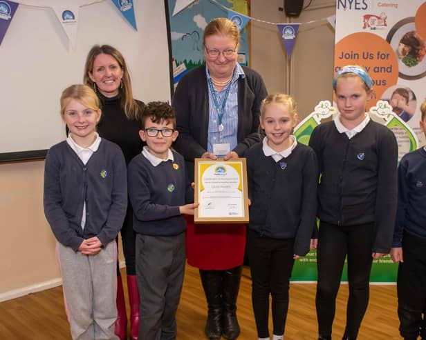 Top marks for pupils from Seton Community Primary School who achieved the gold award.