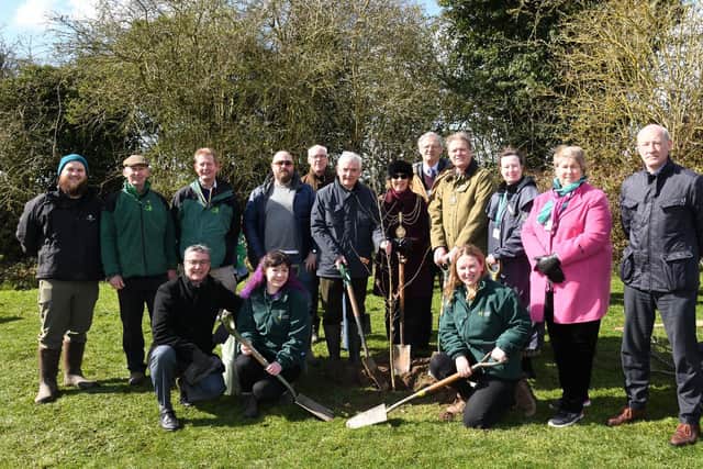 Humber Forest launch of the tree planting scheme.
