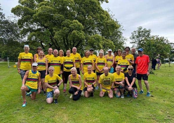 The SAC members who ran Sewerby parkrun in memory of Alan Keenan on Saturday.