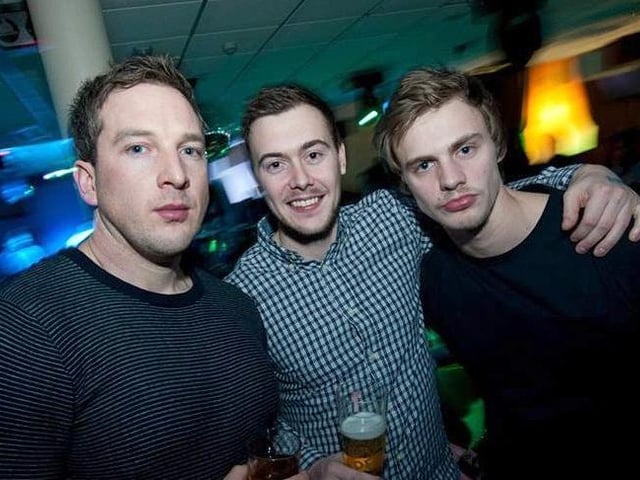 Dave, Thommo and Jez in Bar 4.