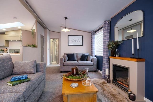 This two bedroom lodge is for sale with Parkmove at a price of £164,995