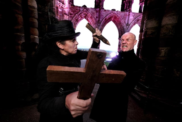 Hear the tale of Dracula as part of Illuminated Abbey.
picture: Richard Ponter