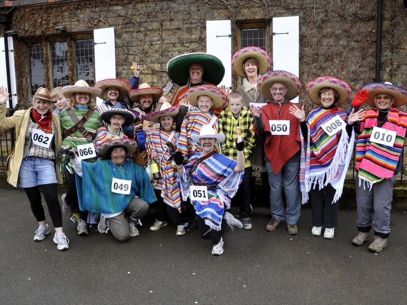 Amigoes and Mexican jumping beans, the family and friends of Jean and Brian Beaver, having fun