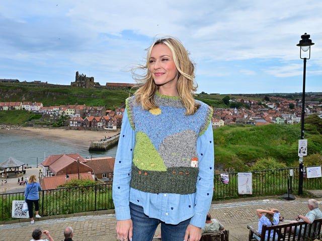 Fearne Cotton enjoying the June weather.
