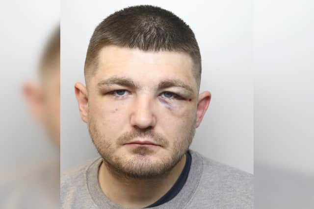 Connor Atkins, aged 30, from Scarborough is wanted by North Yorkshire Police for a range of offences.