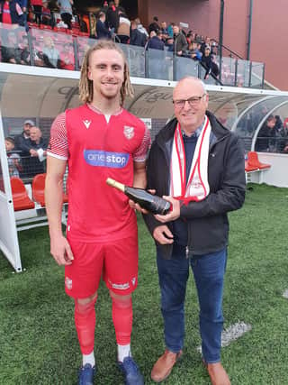 Kieran Burton is named as the man of the match after the 1-0 home win against AFC Telford United