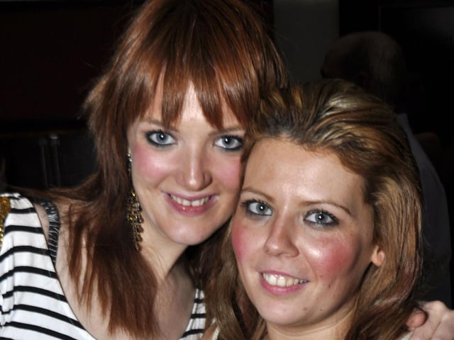 Carley and Tania having a nice time!