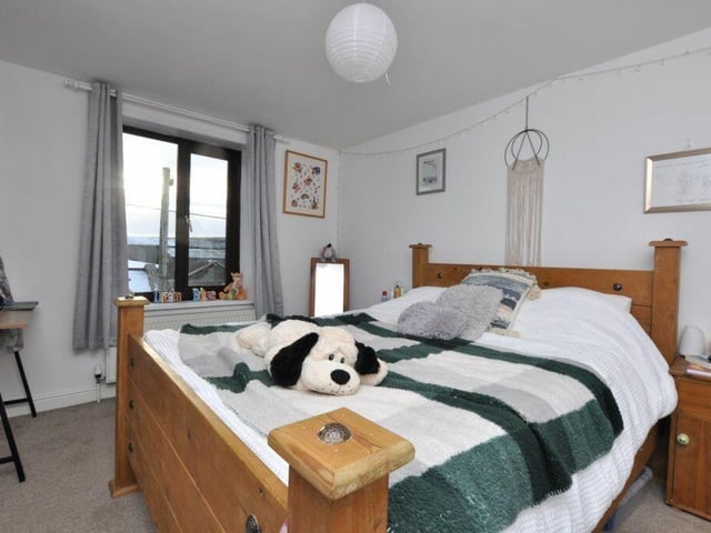 One of the property's good-size bedrooms.