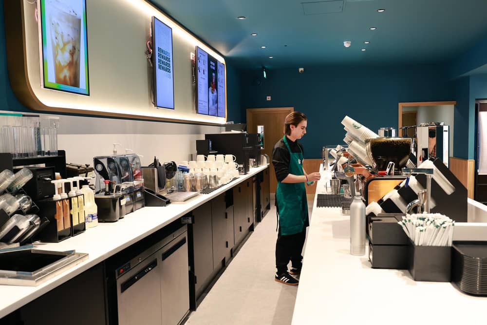 Starbucks on Huntriss Row in Scarborough.