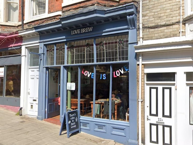 Love Brew Cafe is located in Eastborough. It received 3 votes.
