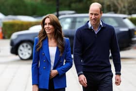Prince William, Prince of Wales and Catherine, Princess of Wales arrive for their visit to SportsAid at Bisham Abbey National Sports Centre to mark World Mental Health Day on October 12. Photo: Getty Images
