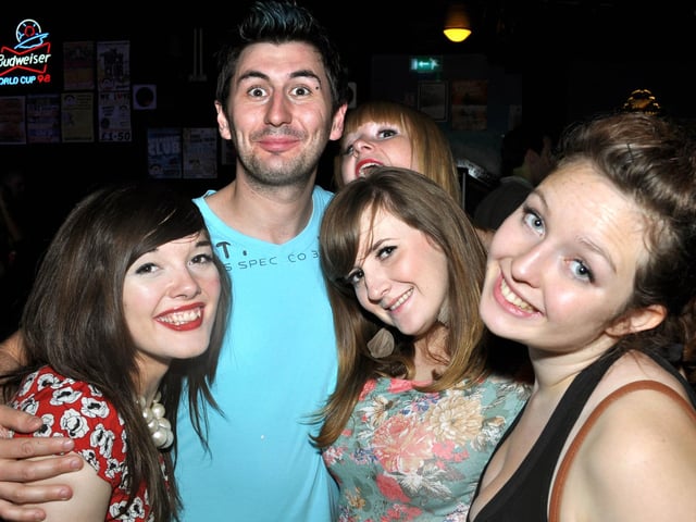 Group hug for Raffy, Romeo, Katie, Kat and Rachel. 1141117a