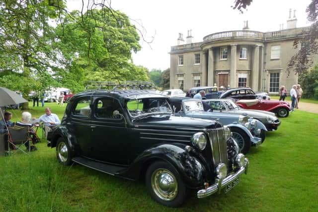 Classic cars at Scampston Hall