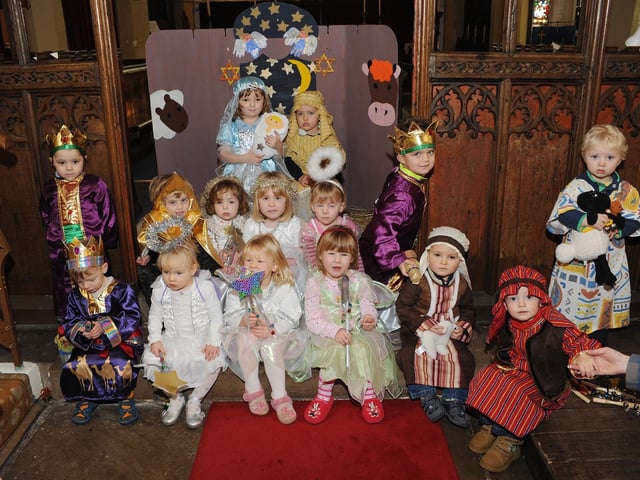 Flamborough Pre School's Natvity in the Church.