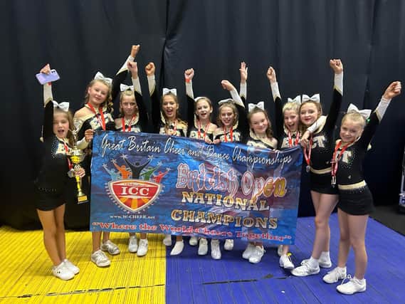 The East Coast Tigers Junior Prep Level 1 Team - Pride claimed first place as British Open National Champions in Nottingham.