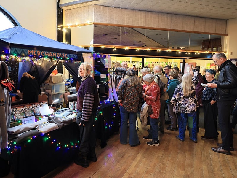 Bar staff were kept busy throughout the event.