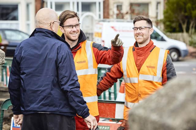 Northern Powergrid Engineers working in the street