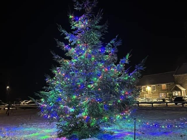 This is the Egton village Christmas, which has been arranged by Amy Cockrem, who organises this every festive season.